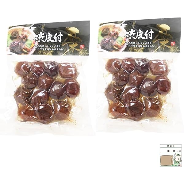 Amazon | 【2袋セット】渋皮付栗甘露煮 270g×2袋 国内製造 立派